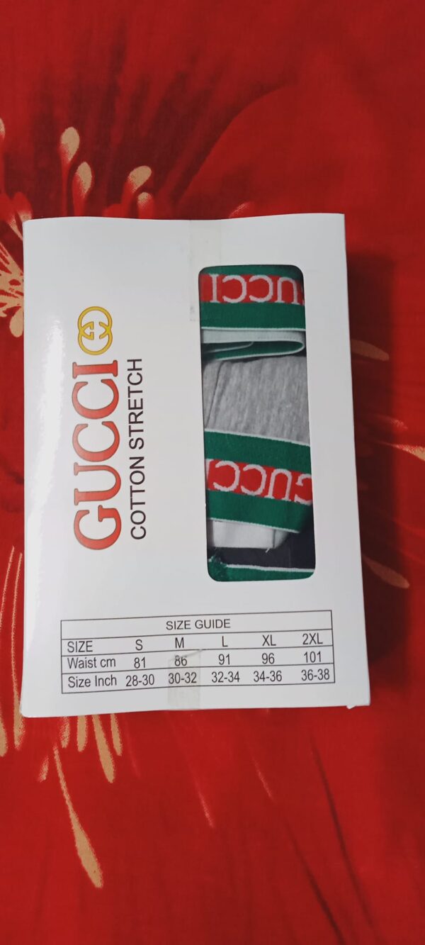 3 pcs of pack Gucci Men's boxer trunk - Image 3