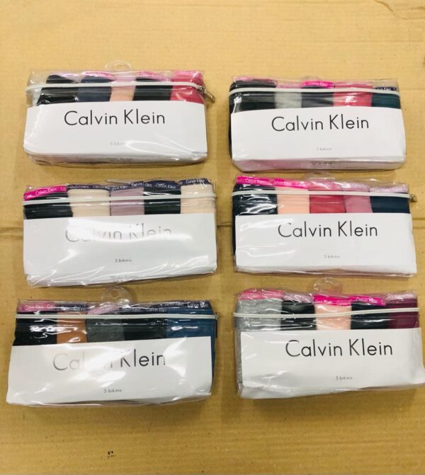 Calvin Klein Ladies 5 Pack Bikini Briefs Underwear Woman's Knickers Panties - Image 6