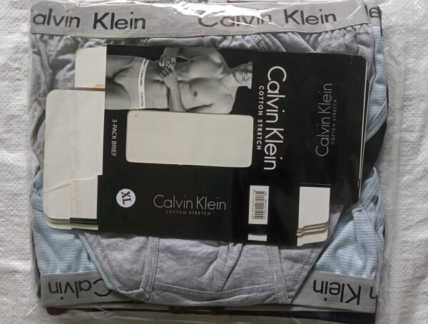 3 pcs of pack Men's Calvin Klein Brief underwear - Image 3