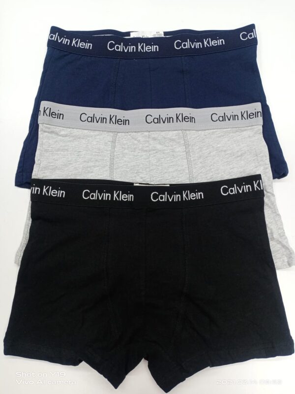 3 pcs of pack Calvin Klein men's boxer short - Image 2